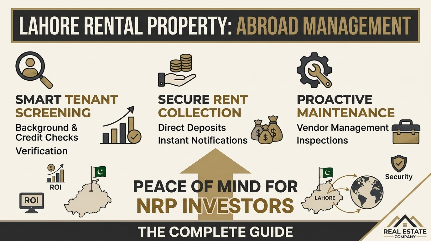 Lahore rental property abroad management: tenant screening, rent collection and maintenance