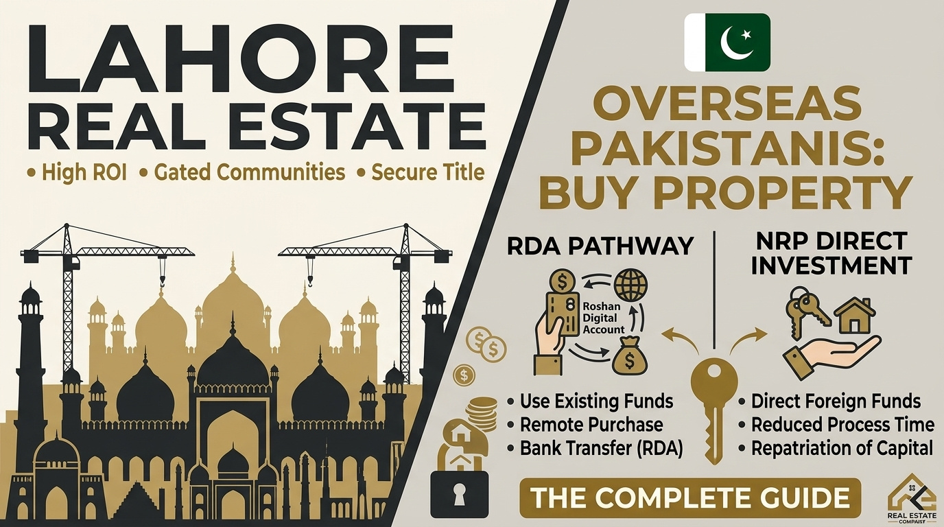 Overseas Pakistanis buying Lahore property: RDA pathway and NRP direct investment