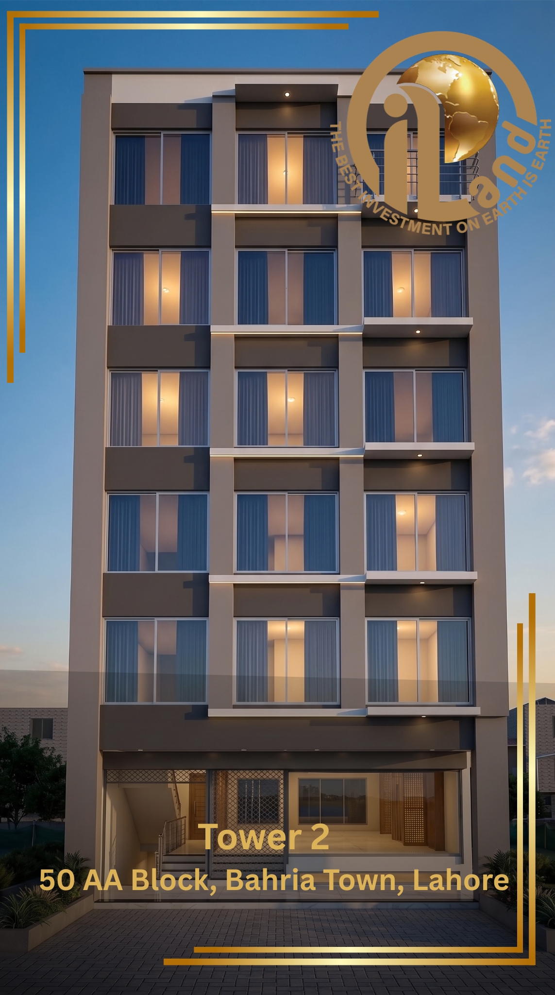 iLAND Tower 2, 50 AA Block, Bahria Town, Lahore