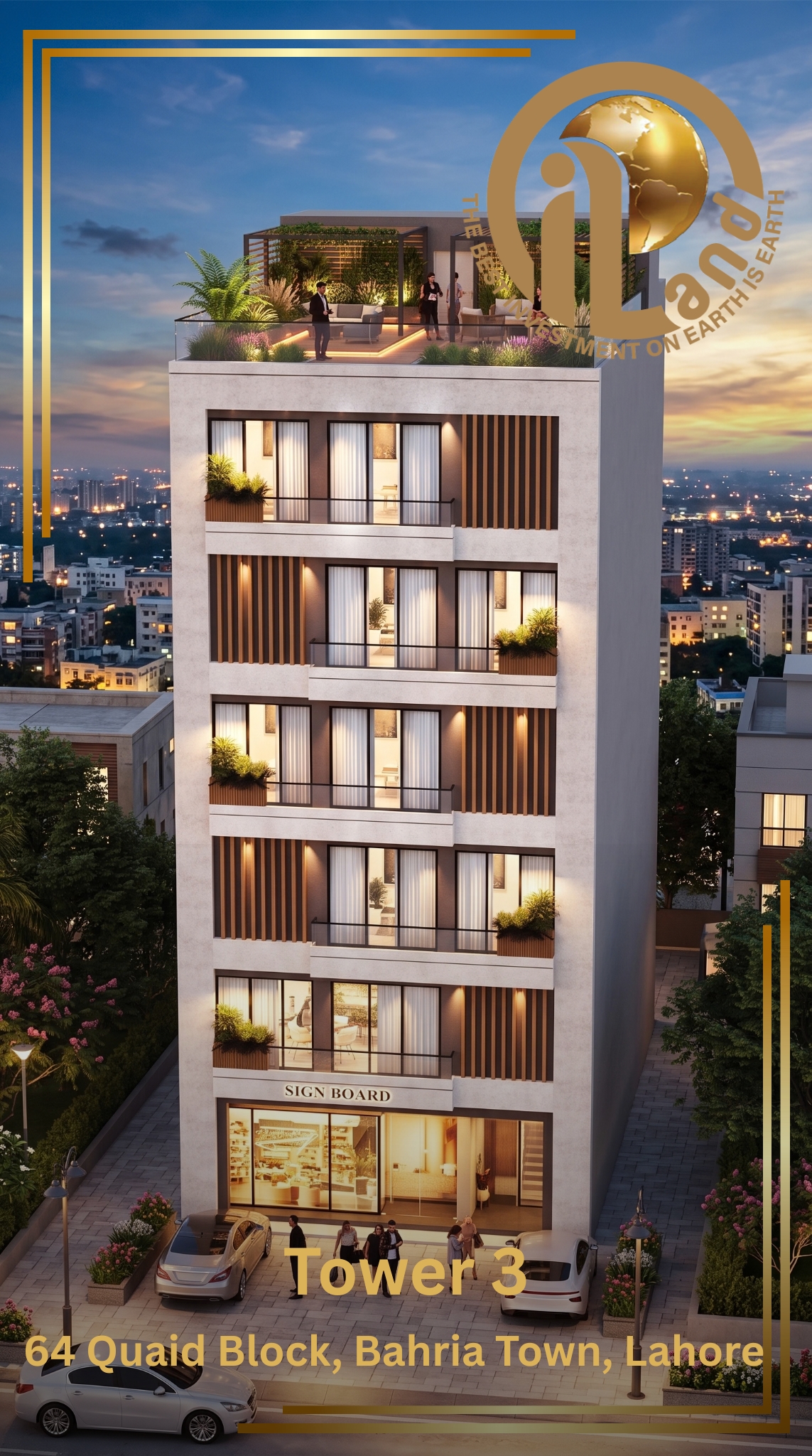 iLAND Tower 3, 64 Quaid Block, Bahria Town, Lahore