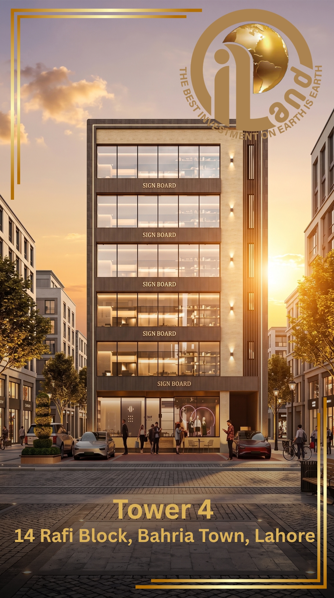 iLAND Tower 4, 14 Rafi Block, Bahria Town, Lahore